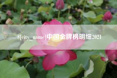 谷城中国金牌榜明细2021
