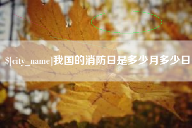 谷城我国的消防日是多少月多少日