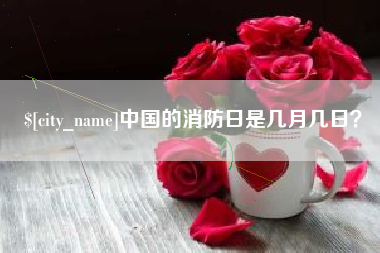 谷城中国的消防日是几月几日？