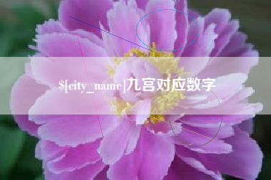 谷城九宫对应数字