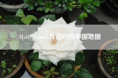 谷城九宫对应中国地图
