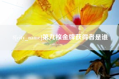 谷城第九枚金牌获得者是谁