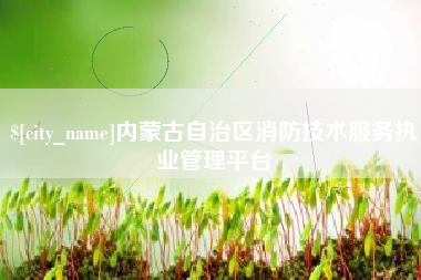谷城内蒙古自治区消防技术服务执业管理平台
