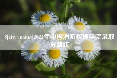 谷城2021年中国消防救援学院录取分数线