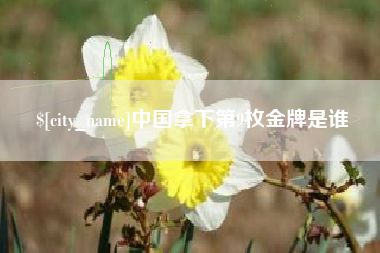 谷城中国拿下第9枚金牌是谁