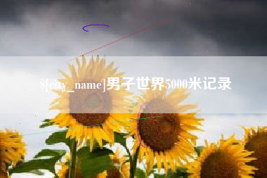 谷城男子世界5000米记录