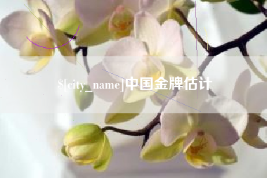 谷城中国金牌估计