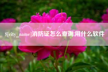 谷城消防证怎么查询,用什么软件