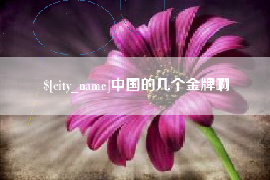 谷城中国的几个金牌啊