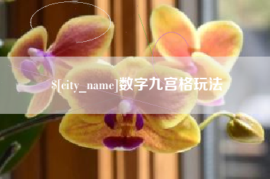 谷城数字九宫格玩法