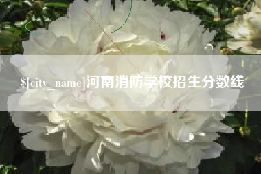 谷城河南消防学校招生分数线