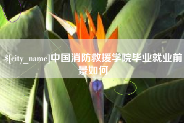谷城中国消防救援学院毕业就业前景如何