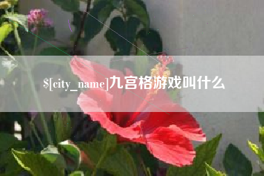 谷城九宫格游戏叫什么
