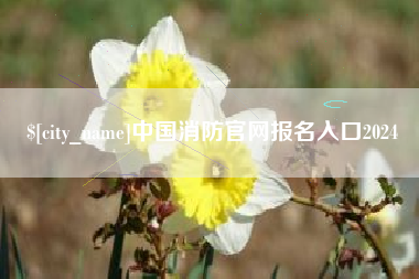 谷城中国消防官网报名入口2024
