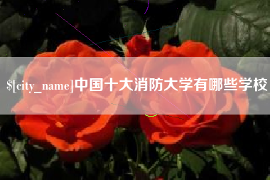 谷城中国十大消防大学有哪些学校