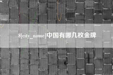 谷城中国有哪几枚金牌
