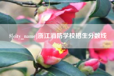 谷城浙江消防学校招生分数线