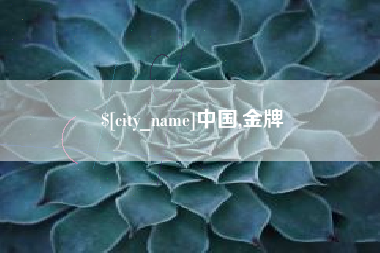 谷城中国,金牌