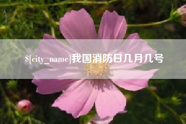 谷城我国消防日几月几号