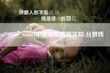 谷城中国消防救援学院 分数线