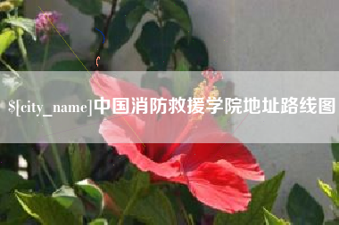 谷城中国消防救援学院地址路线图