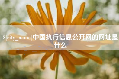 谷城中国执行信息公开网的网址是什么