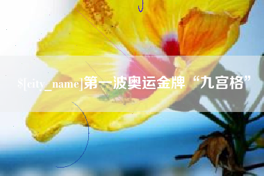 谷城第一波奥运金牌“九宫格”