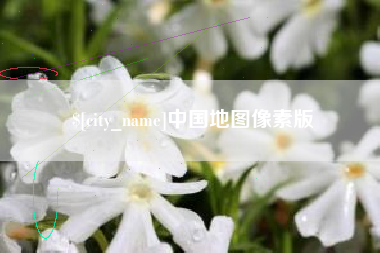 谷城中国地图像素版