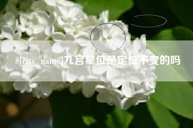 谷城九宫星位是定位不变的吗