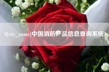 谷城中国消防产品信息查询系统1