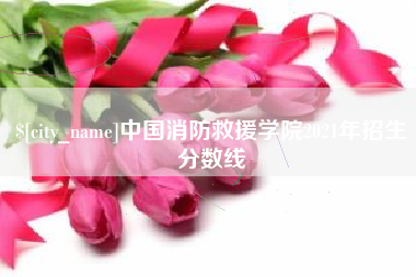 谷城中国消防救援学院2021年招生分数线