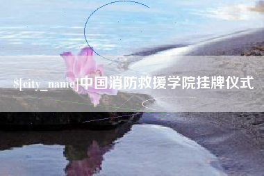谷城中国消防救援学院挂牌仪式